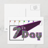 7e dag briefkaart (Voorkant / Achterkant)