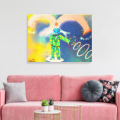 7e Dimensionale Gatekeeper Guardian Canvas Afdruk (Insitu (Woonkamer))