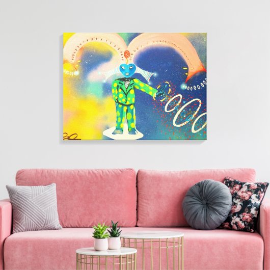 7e Dimensionale Gatekeeper Guardian Canvas Afdruk (Insitu (Woonkamer))