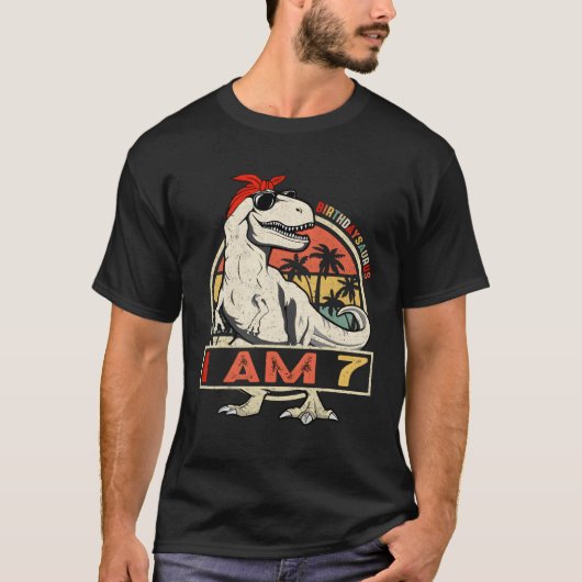 7e dinosaurus t rex 7 t-shirt (Voorkant)