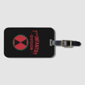 7e divisie infanterie bagagelabel (Voorkant (horizontaal))