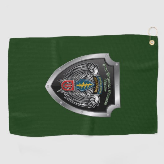 7e door de speciale strijdkrachten (luchtschepen)  golfhanddoek (Horizontaal)