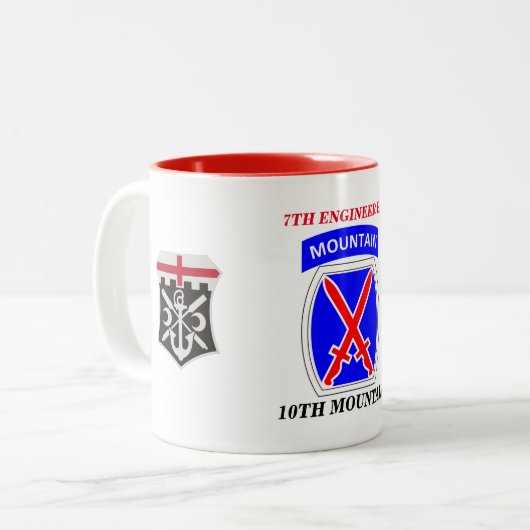 7E ENGINEER BATTALION 10E MOUNTAIN MOK (Voorkant links)