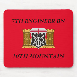 7E ENGINEER BATTALION 10E MOUNTAIN MOUSEPAD MUISMAT