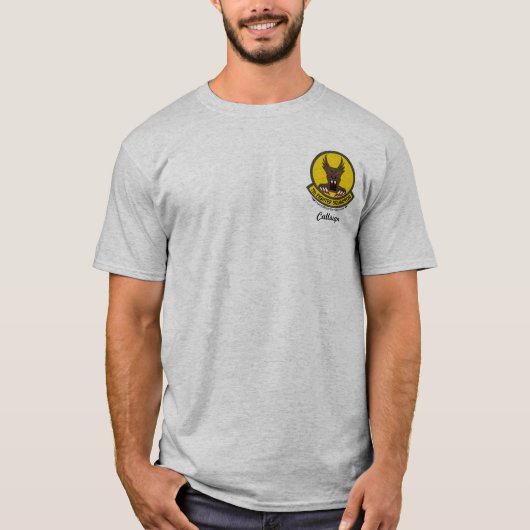 7e FS met Raptor - lichtgekleurd T-shirt (Voorkant)