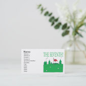 7e gat visitekaartje (Staand voorkant)