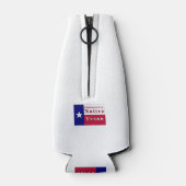 7e generatie inheemse textielvlag flesjeskoeler (Achterkant)