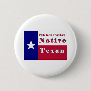 7e generatie inheemse textielvlag ronde button 5,7 cm