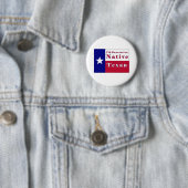 7e generatie inheemse textielvlag ronde button 5,7 cm (In situ)