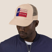 7e generatie inheemse textielvlag trucker pet (In situ)