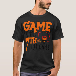 7e graad Basketball-spel voor KINDER honing T-shirt