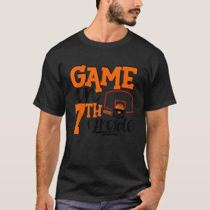 7e graad Basketball-spel voor KINDER honing T-shirt