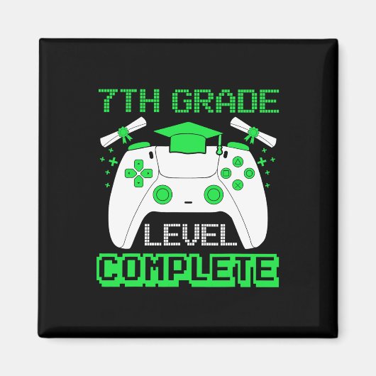 7e graad Complete gamer 7e graad Graduatio Magneet (Voorkant)