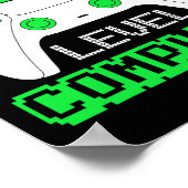 7e graad Complete gamer 7e graad Graduatio Poster (Hoek)