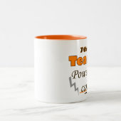 7e graad docent met cafeïne tweekleurige koffiemok (Center)