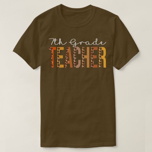 7e graad leraar Herfst herfst Lovers Dank T-shirt (Design voorkant)