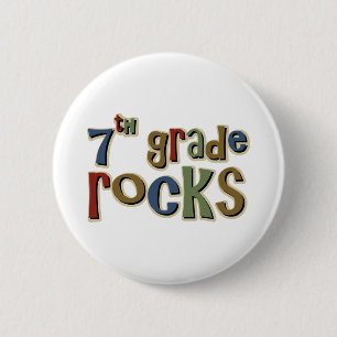7e graad Rocks 7e graad Ronde Button 5,7 Cm