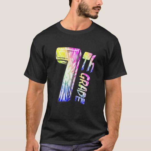 7e graad T-shirt Hallo 7e Grade Squad Funny Back (Voorkant)