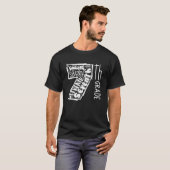 7e Grade Typografie Team 7e Grade Funny Back T-shirt (Voorkant volledig)