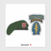 7e groep speciale strijdkrachten in de lucht sticker (Vel)