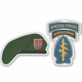 7e groep speciale strijdkrachten in de lucht sticker (Voorkant)