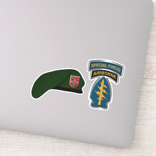 7e groep speciale strijdkrachten in de lucht sticker (Detail)
