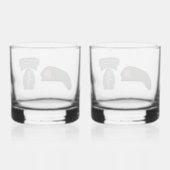 7e groep speciale strijdkrachten in de lucht whisky glas (Achterkant)