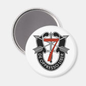 7e groep speciale strijdkrachten magneet (Voorkant / Achterkant)