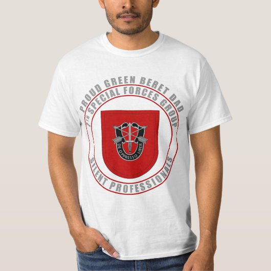 7e groep speciale strijdkrachten Pap T-shirt (Voorkant)