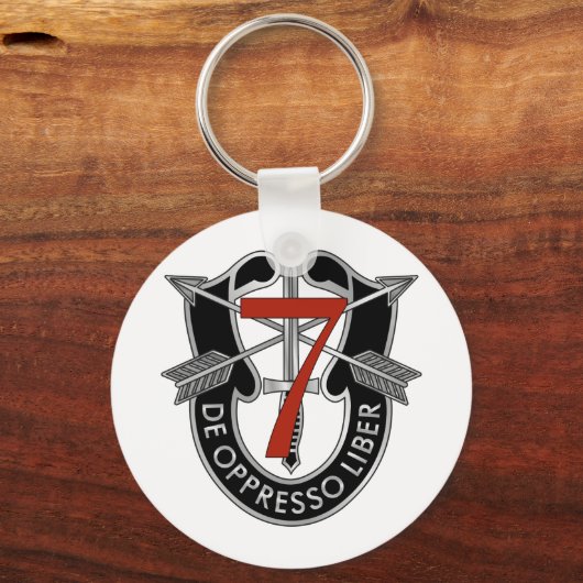 7e groep speciale strijdkrachten sleutelhanger (Voorkant)