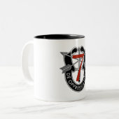 7e groep speciale strijdkrachten tweekleurige koffiemok (Voorkant links)