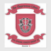7e groep van speciale strijdkrachten (in de lucht) sticker (Vel)