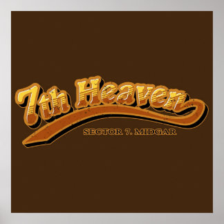7e Heaven Bar Poster