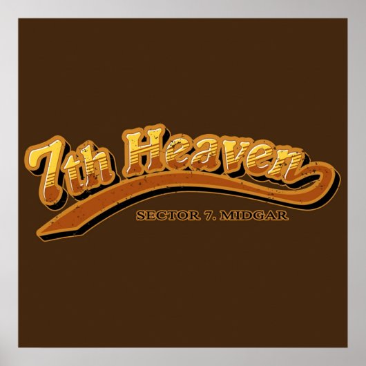 7e Heaven Bar Poster (Voorkant)