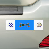 7e Infanteriederde Inf Div GRUNT Bumpersticker (Op auto)