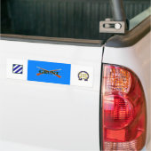 7e Infanteriederde Inf Div GRUNT Bumpersticker (Op Truck)