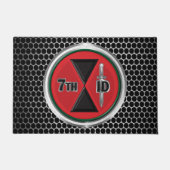 7e Infanteriedivisie 7ID Veteraan Deurmat (Voorkant)