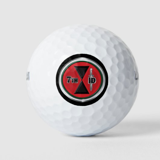 7e Infanteriedivisie “Bajonetdivisie” Golfballen (Voorkant)
