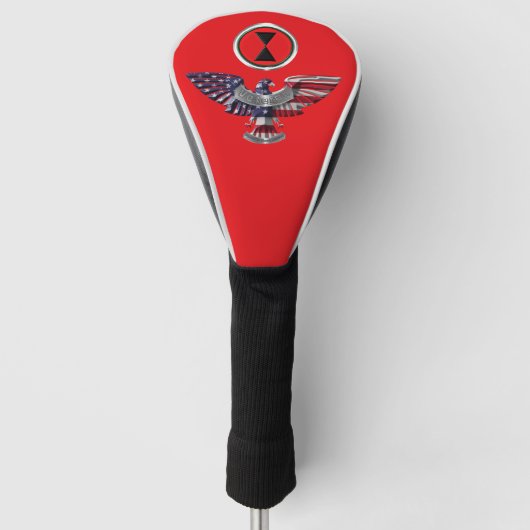 7e Infanteriedivisie “Bajonetdivisie” Golfheadcover (Voorkant)