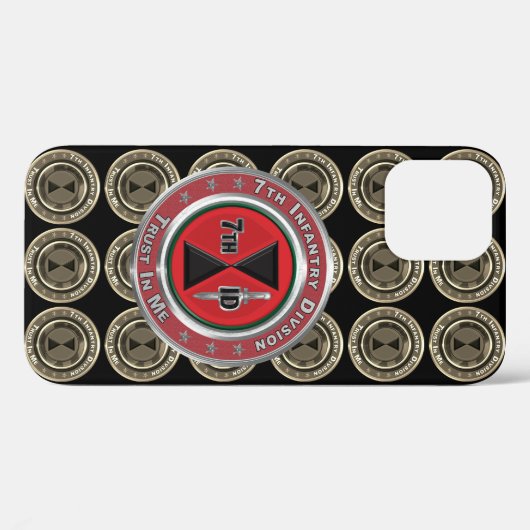 7e infanteriedivisie "Bayonet Division" Case-Mate iPhone Case (Achterkant (horizontaal))