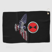 7e infanteriedivisie "Bayonet Division" Eagle Golfhanddoek (Horizontaal)