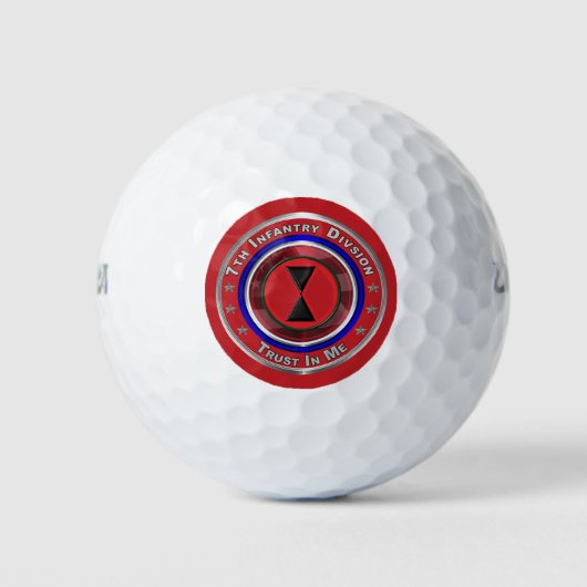 7e infanteriedivisie "Bayonet Division" Golfballen (Voorkant)