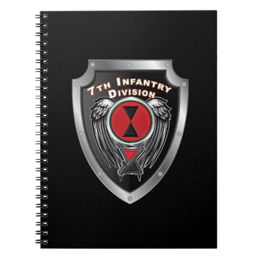 7e infanteriedivisie "Bayonet Division" Notitieboek (Voorkant)