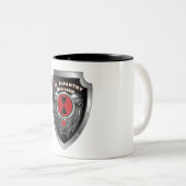 7e infanteriedivisie "Bayonet Division" Tweekleurige Koffiemok (Voorkant rechts)