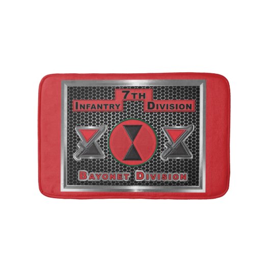 7e Infanteriedivisie “Bayonetdivisie” Badmat (Voorkant)