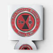 7e infanteriedivisie blikjeskoeler (Achterkant)