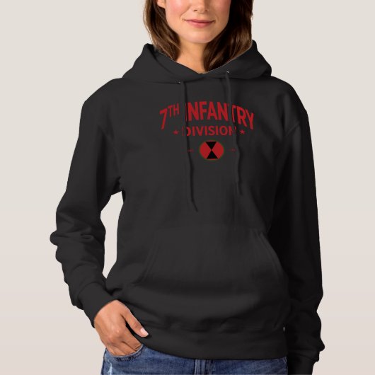 7e Infanteriedivisie "California Division" Vrouwen Hoodie (Voorkant)