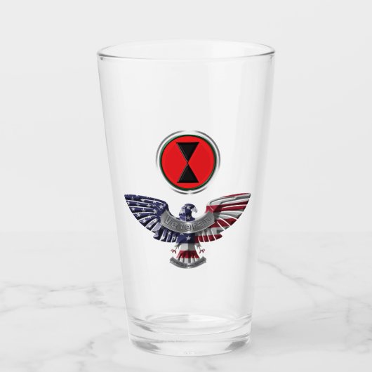 7e Infanteriedivisie Eagle Glas (Voorkant)