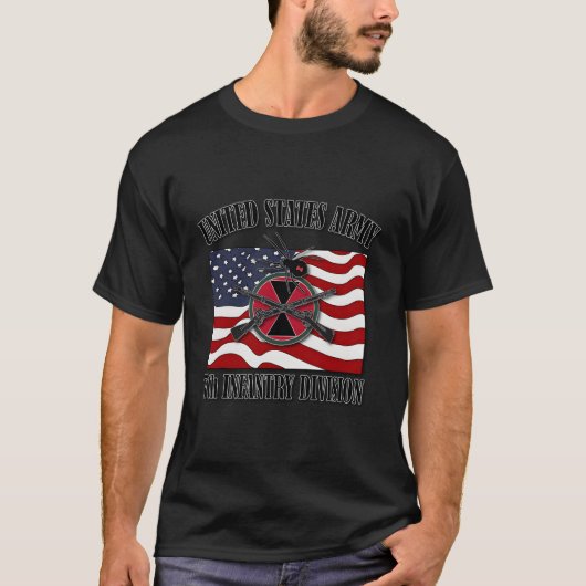 7e Infanteriedivisie Front T-shirt (Voorkant)