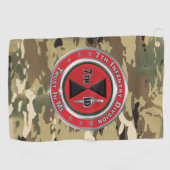 7e infanteriedivisie golfhanddoek (Horizontaal)